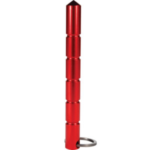 Aircraft Grade Aluminum Keychain Kubotan  Red