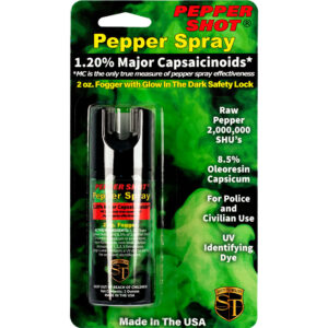 Pepper Shot 1.2% MC 2 oz pepper spray fogger