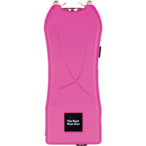 Rechargeable Runt 80,000,000 volt?stun gun with?flashlight and wrist strap disable pin Pink