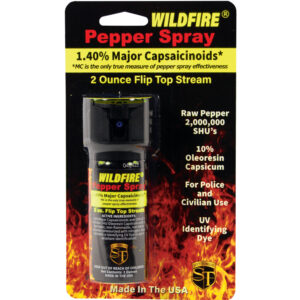Wildfire 1.4% MC 2 oz pepper spray flip top