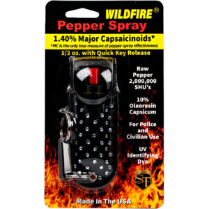 WildFire 1.4% MC 1/2 oz Halo Rhinestone Holster Black
